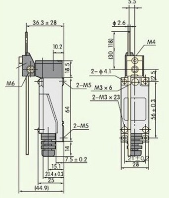 MONJEU行程开关限位开关ME-8107/TZ-8107 220V-开关-MONJEU行程开关限位开关ME-8107/TZ-8107 220V-上海浦胜五金交电